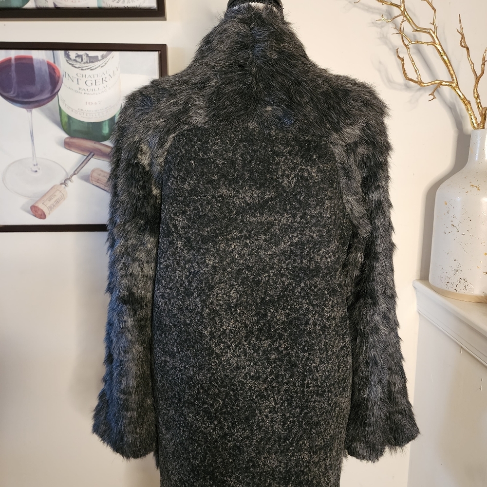 🔥Max Studio Faux Fur Wool Jacket - Picture 15 of 17